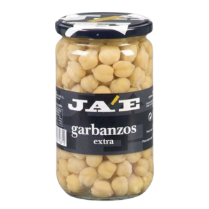 Garbanzos JAE tarro cristal 560gr.