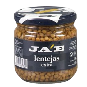 Lentejas JAE  tarro cristal 290gr.