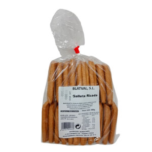Galletas caseras rizadas 400gr. 10 paquetes caja