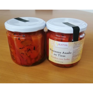 Pimiento Asado Leña casero Blatval 330gr