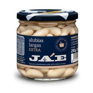 Alubia JAE  blanca tarro cristal.   290gr