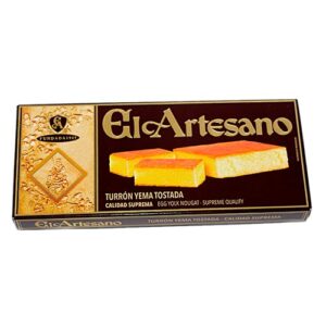 Turrón De Yema Tostada El Artesano 200gr.