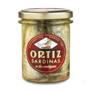 Sardinas A La Antigua Aceite Oliva tarro 190gr. Ortiz