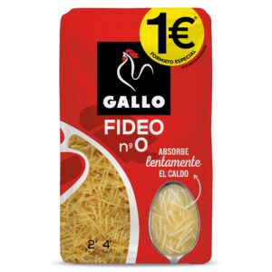 Pasta Fideos Nº0 GALLO 400g pvp 1€